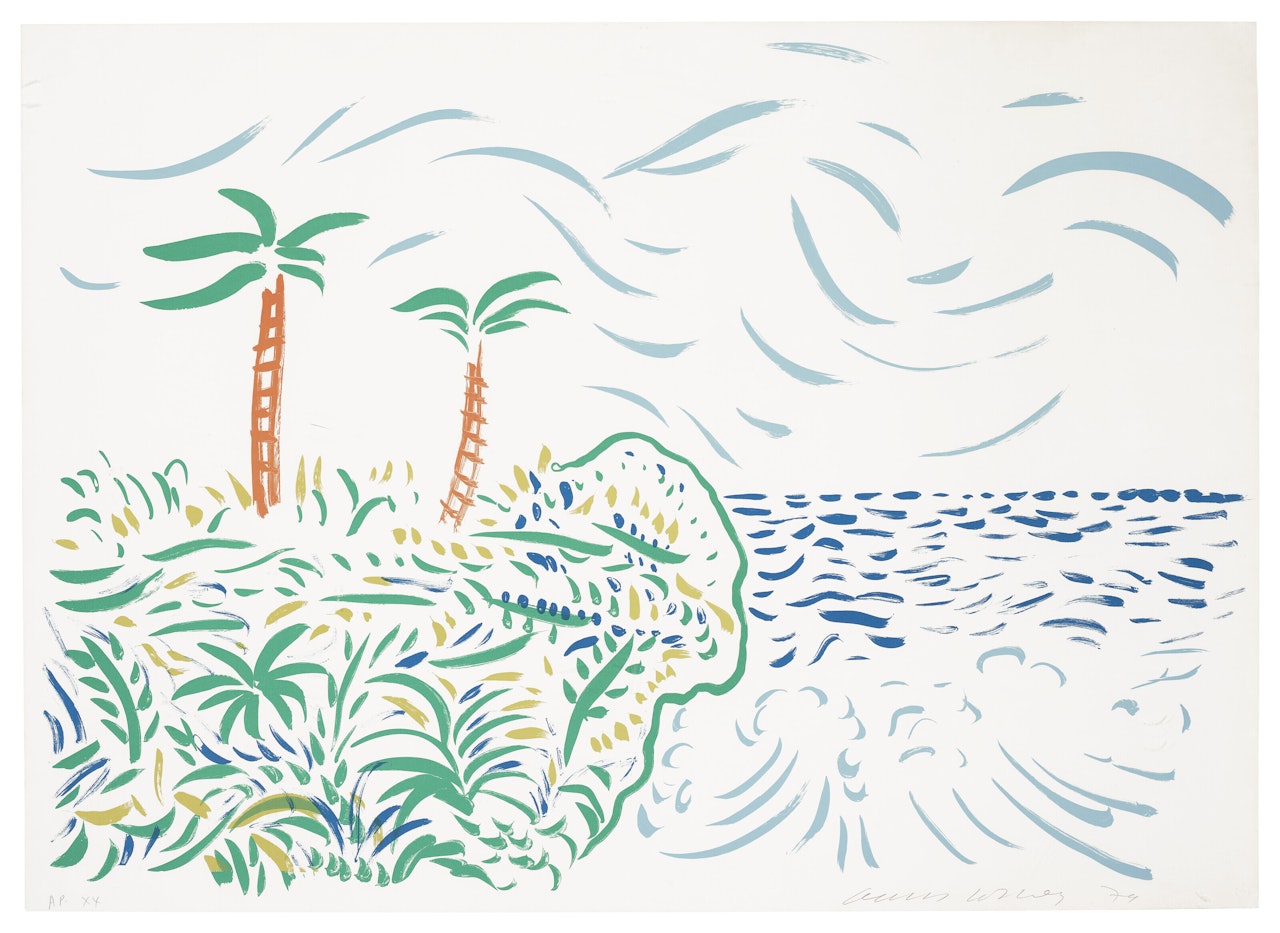 Bora Bora by David Hockney