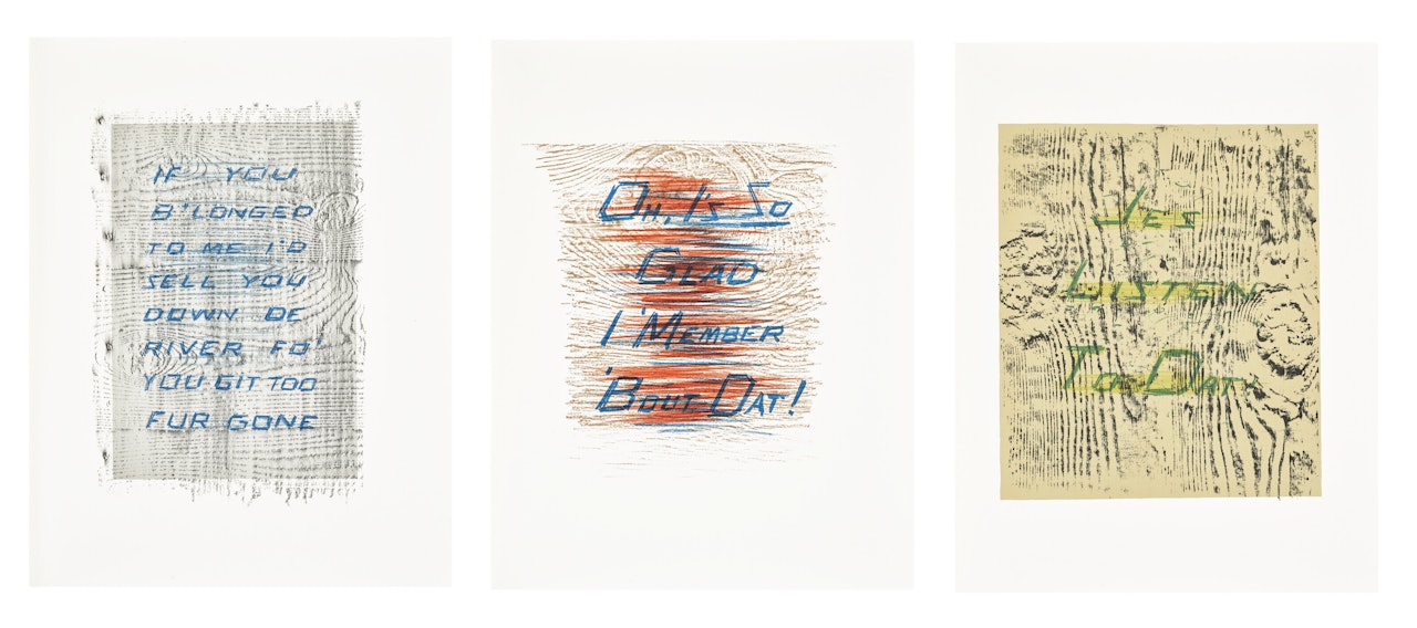 Sayings from Mark Twain's Pudd'nhead Wilson by Ed Ruscha