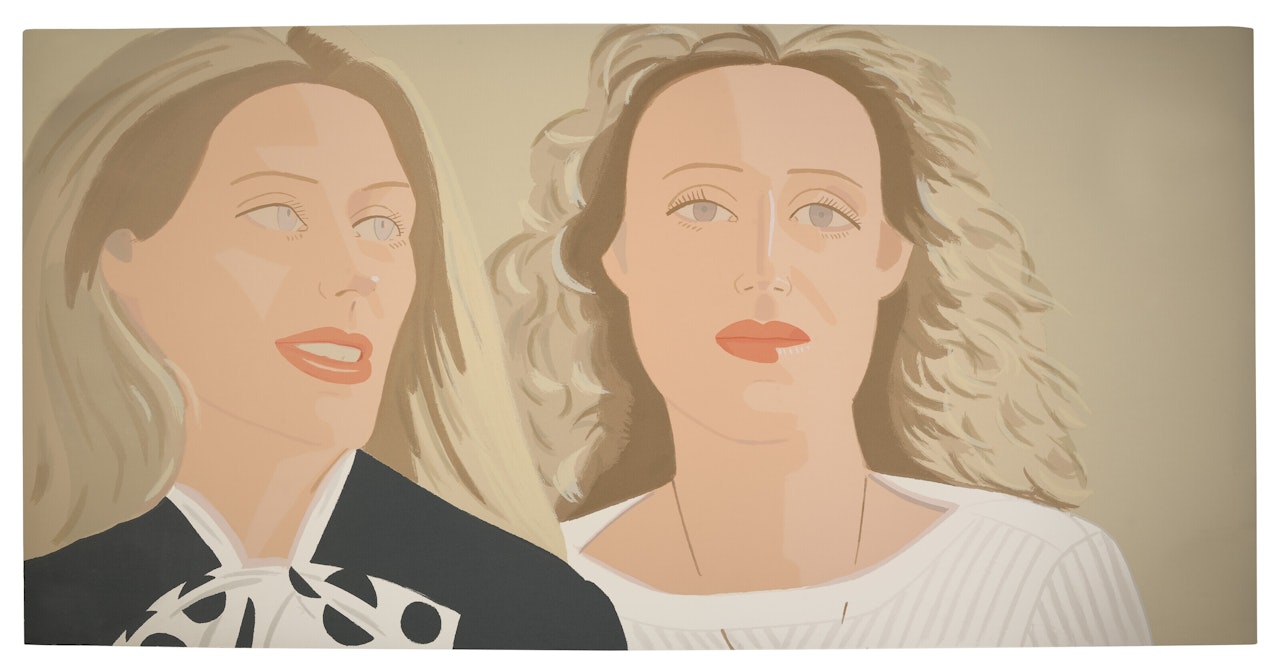 Julia and Alexandra by Alex Katz