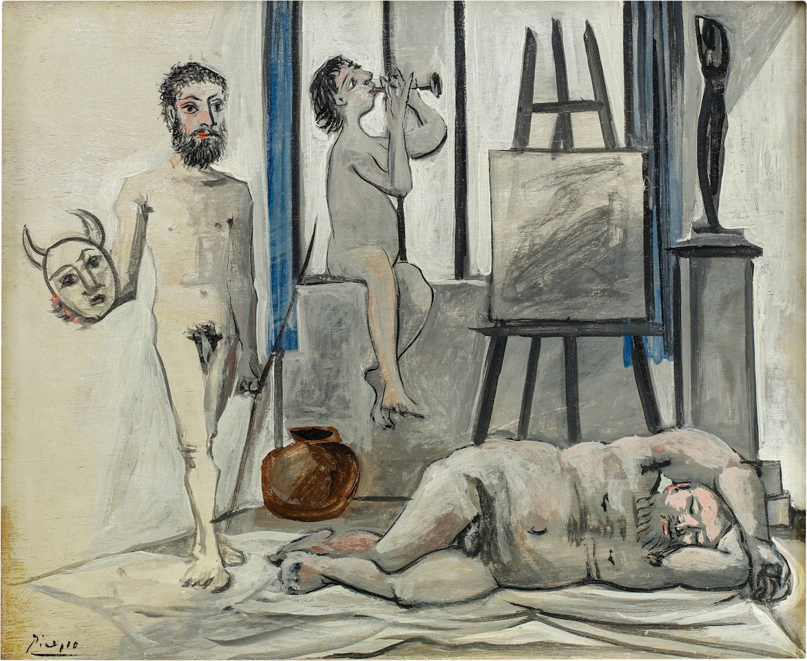 Nus masculins (Les trois âges de l'homme) by Pablo Picasso