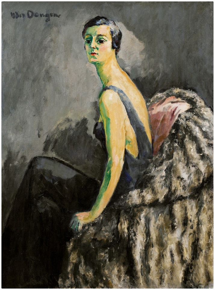 Portrait de femme assise by Kees van Dongen