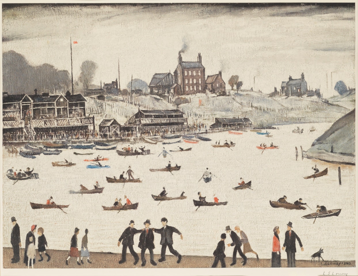 Crime Lake by Laurence Stephen Lowry