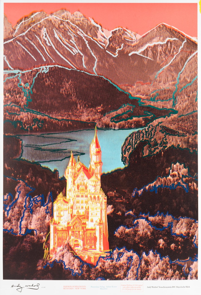 Neuschwanstein by Andy Warhol