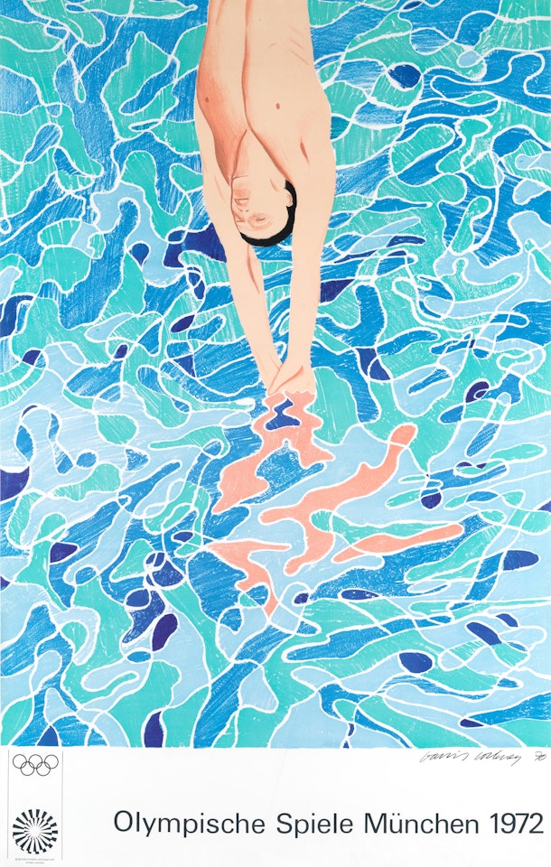 Olympische Spiele München by David Hockney