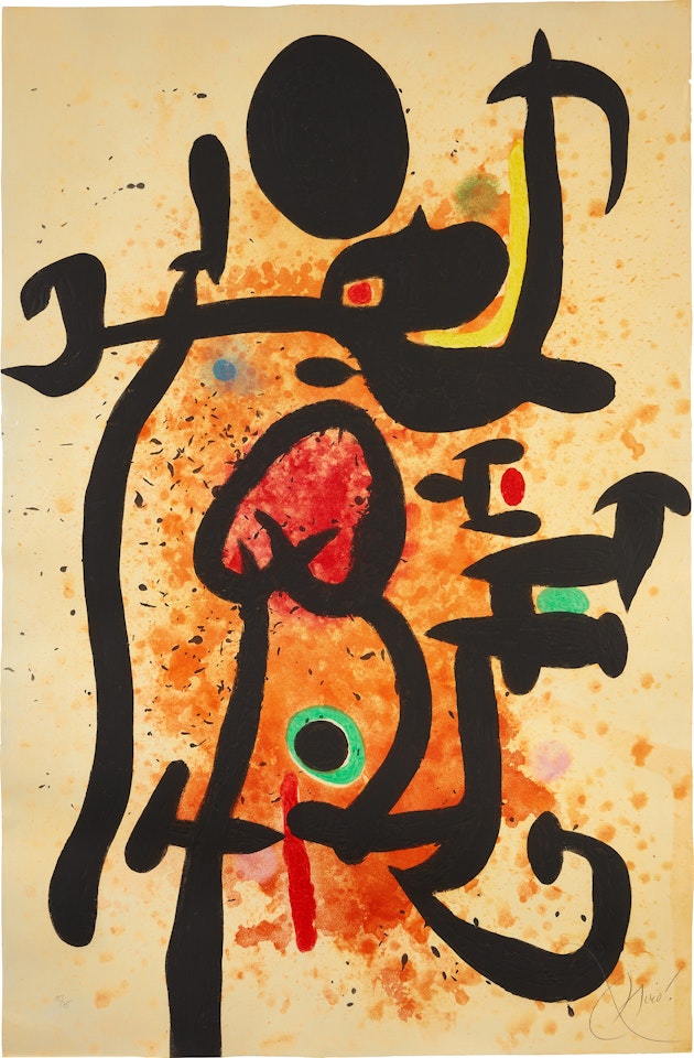 Le Cracheur de flammes (The Flame-Spitter) (D. 650) by Joan Miró