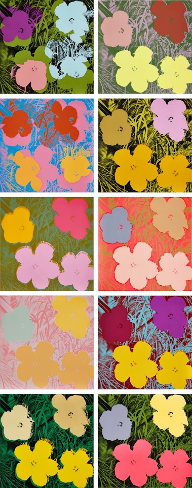 Flowers (F. & S. 64-73) by Andy Warhol