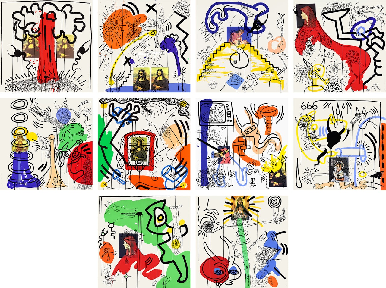 Apocalypse Suite (L. pp. 98-109) by Keith Haring