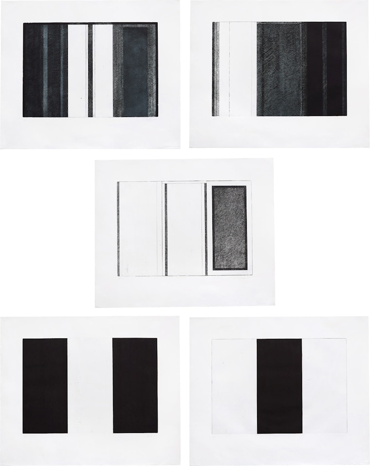 Five Threes (L. 28) by Brice Marden