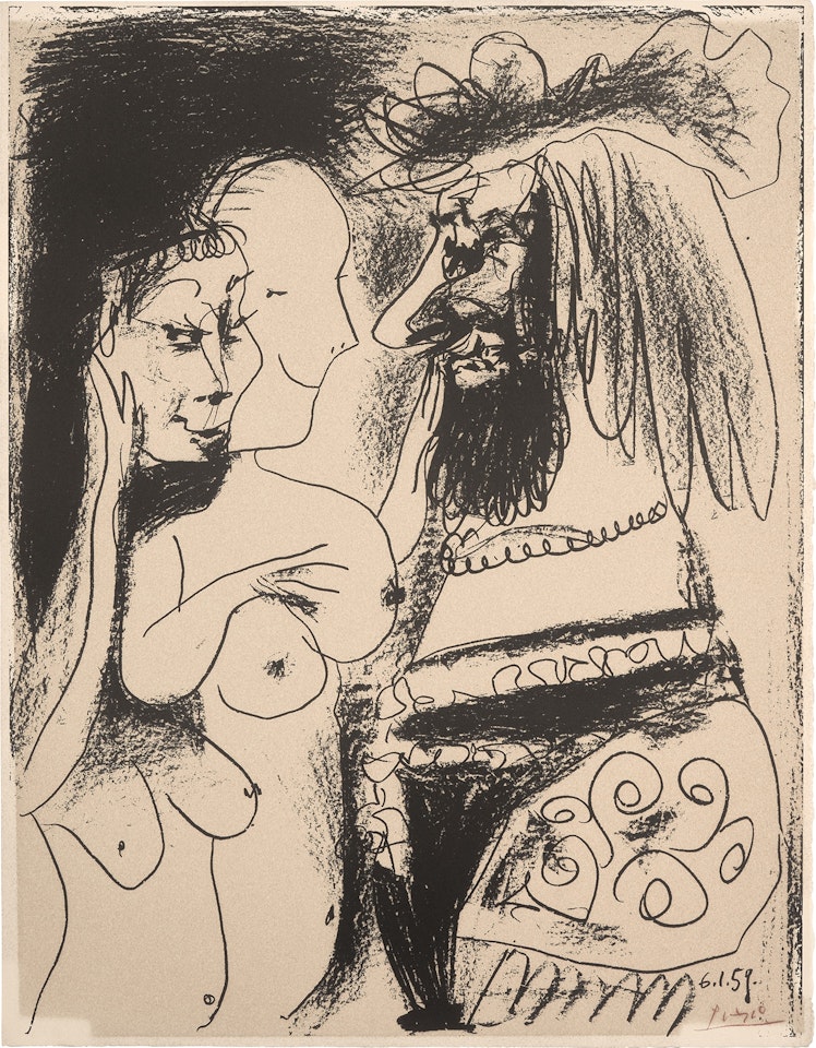 Le Vieux Roi (The Old King) (B. 869, M. 317) by Pablo Picasso