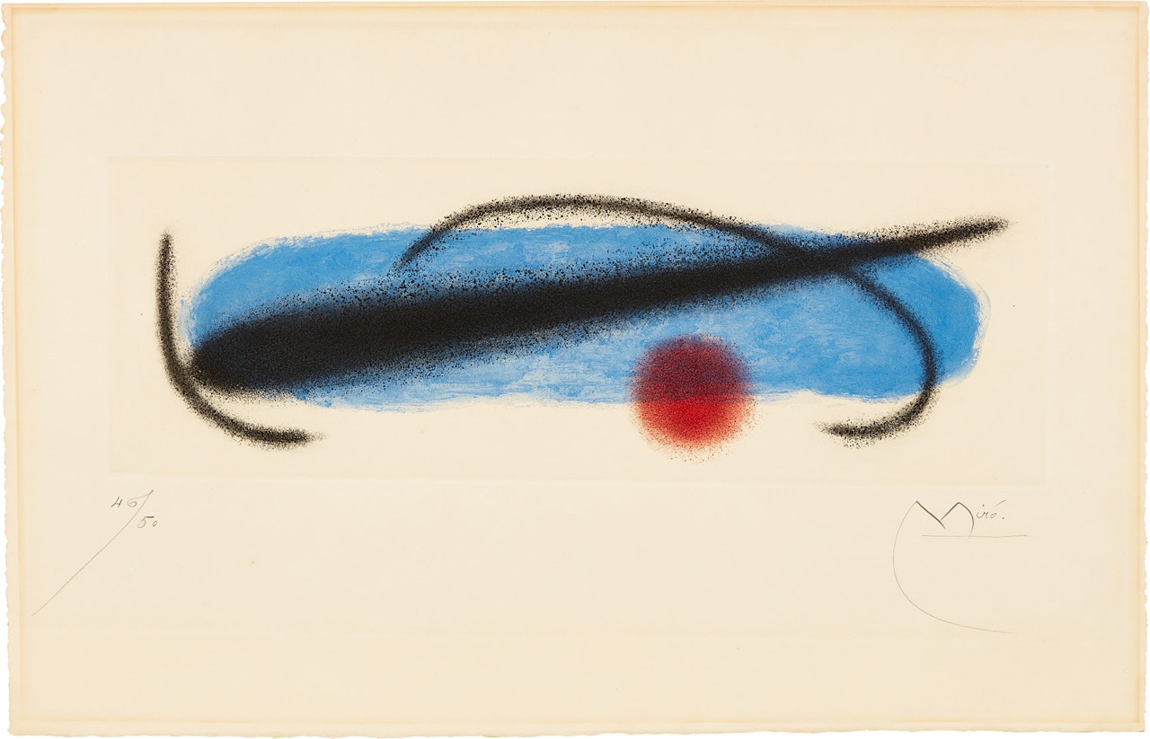 Fusée (Rocket): plate 5 (D. 256, see C. bks 54) by Joan Miró