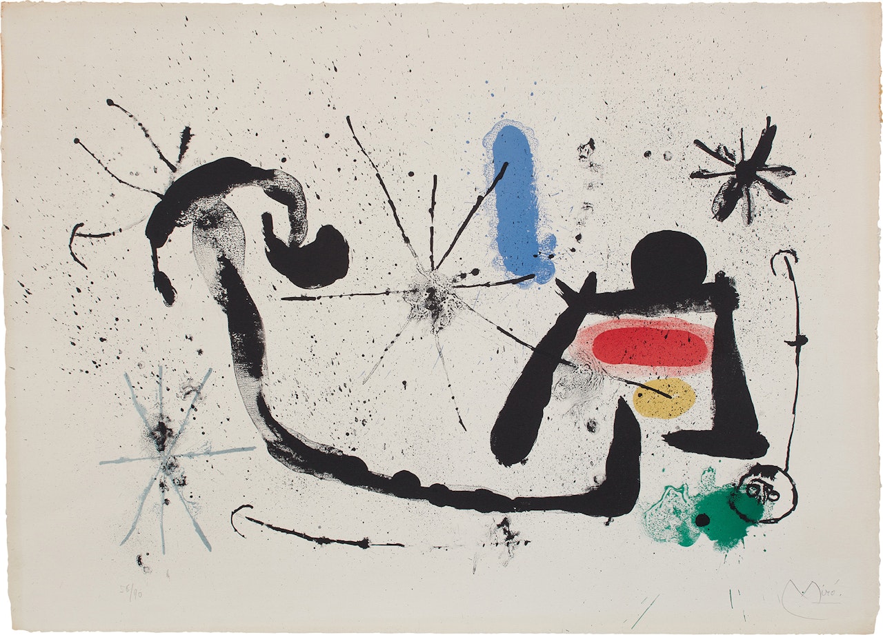 La Danse nuptiale (Wedding Dance) (M. 348, see C. bks 83) by Joan Miró