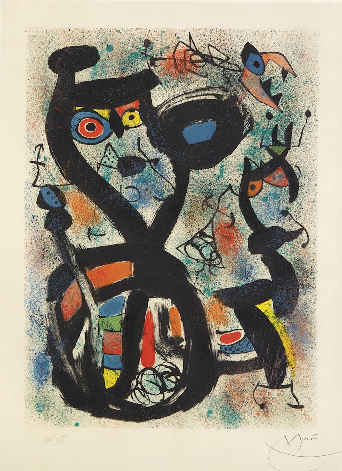 Le Chat (The Cat) (M. 636) by Joan Miró