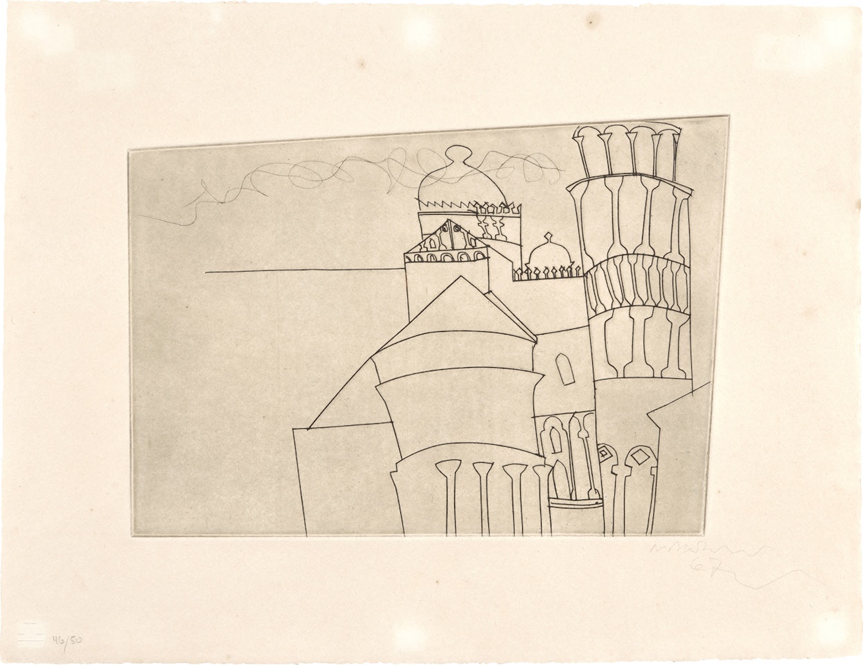 Pisa as intended (L. 42, C. 41) by Ben Nicholson, O.M.