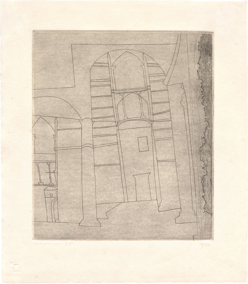 Siena (large version) (L. 22, C. 39) by Ben Nicholson, O.M.