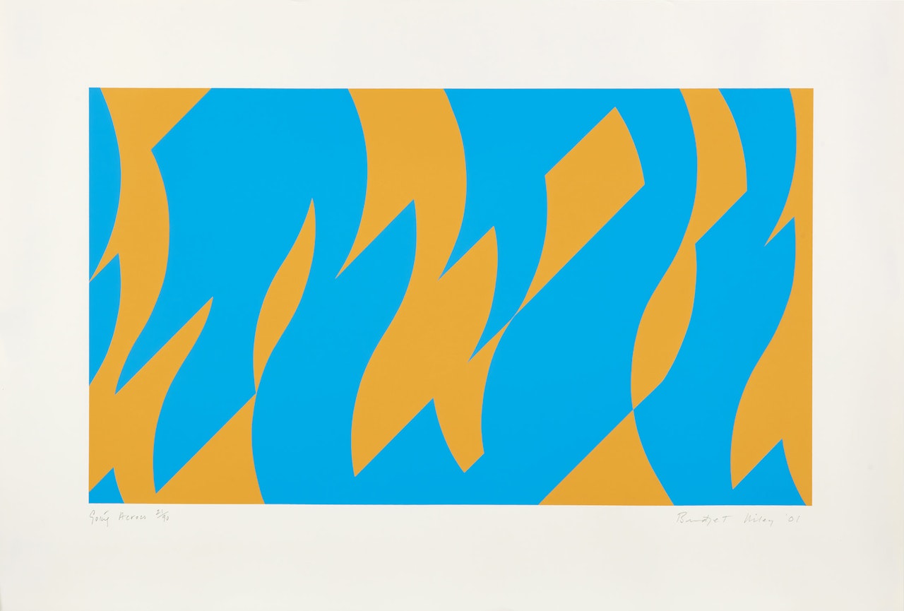 Going Across (P. 61, S. 45) by Bridget Riley