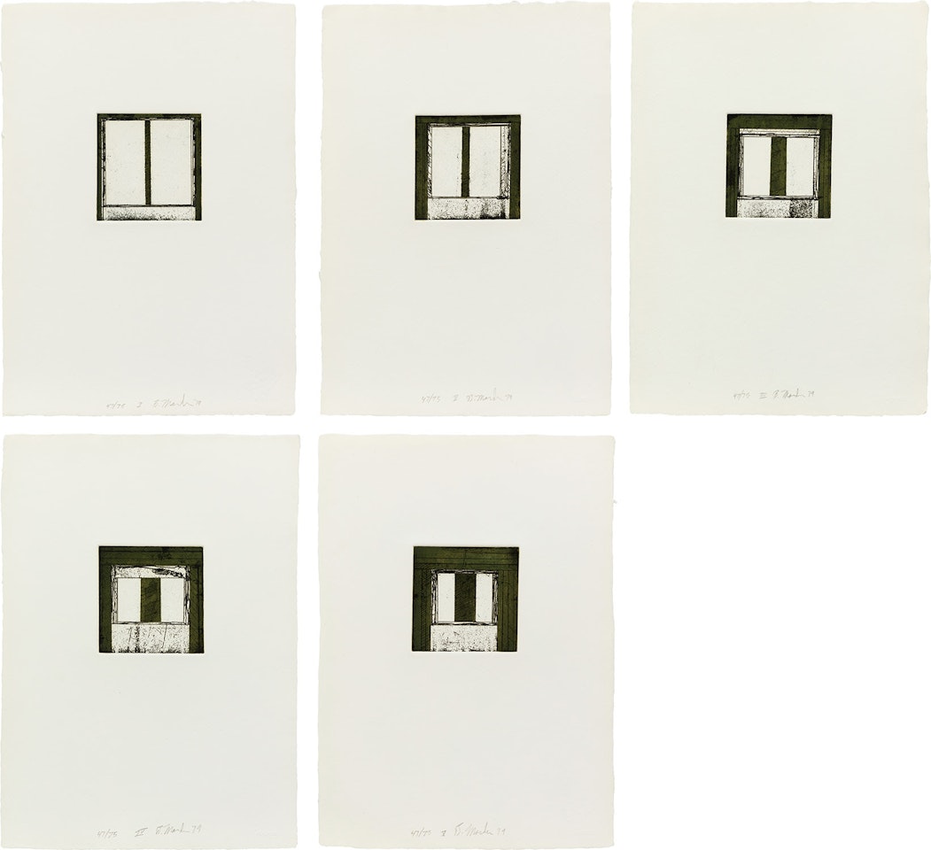 Focus I-V (L. 32I-V) by Brice Marden