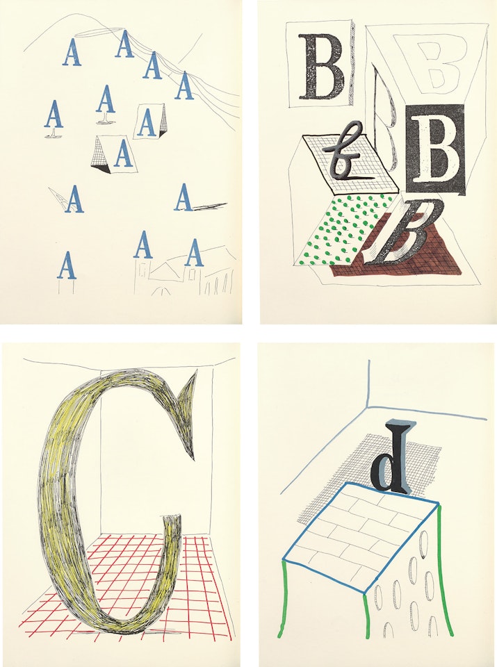 Hockney's Alphabet by David Hockney