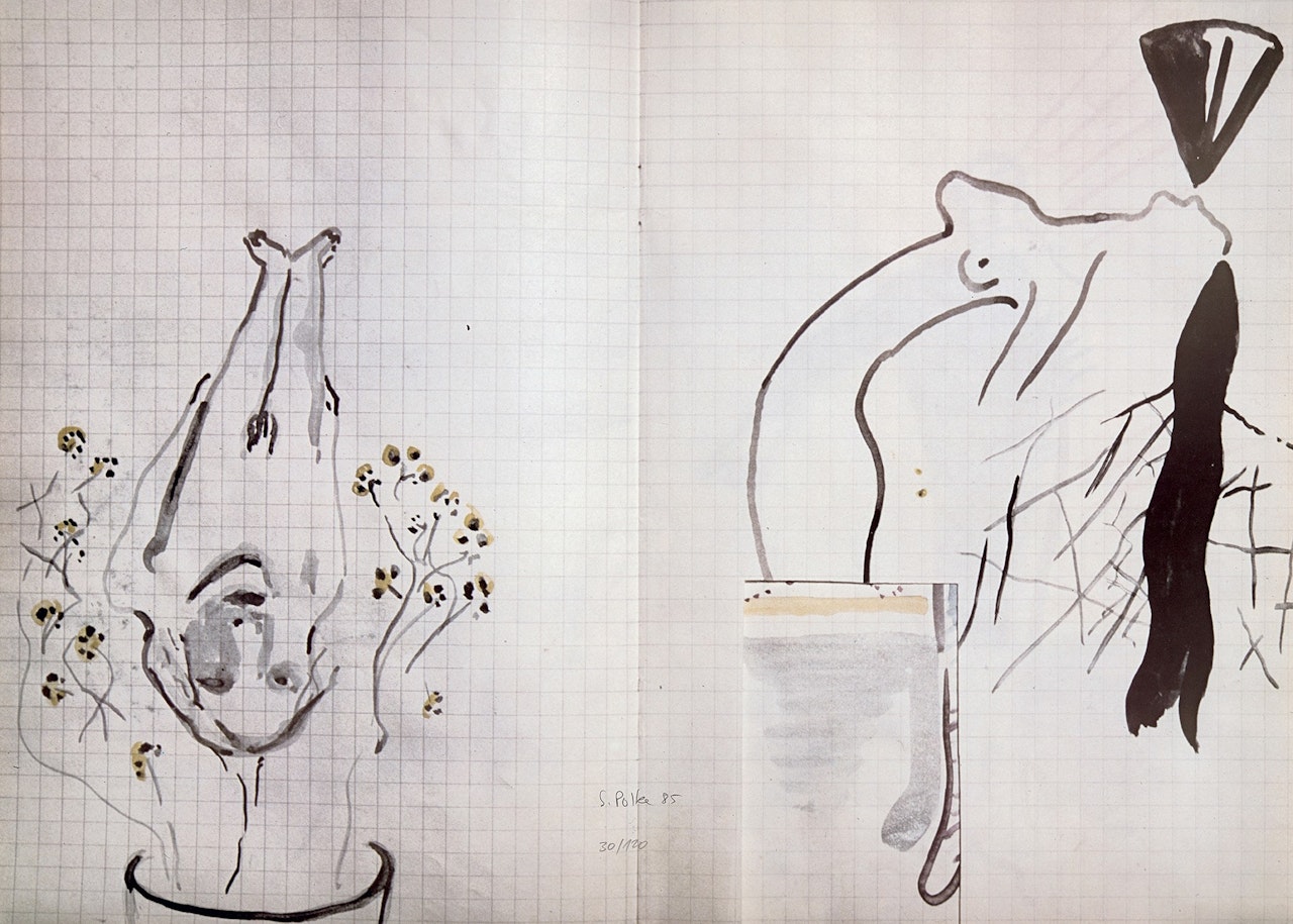 Untitled (Blumentopf) (Flowerpot) (B. & O. 68) by Sigmar Polke