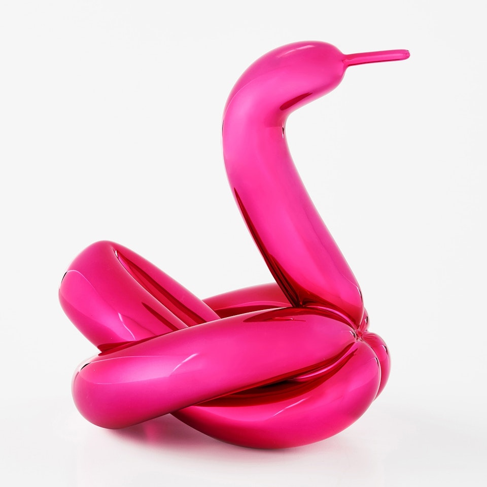 Balloon Swan (Magenta) by Jeff Koons