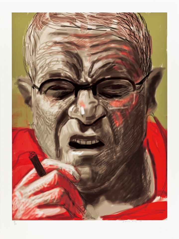 Self Portrait I, 13 March 2012 by David Hockney