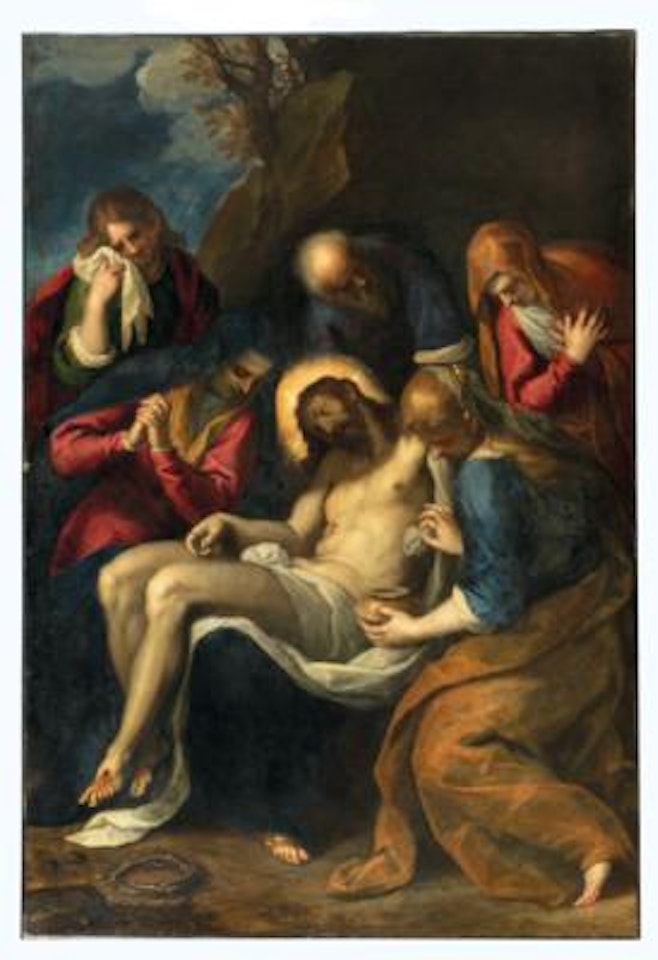 The Mourning of the Dead Christ by Jacopo Palma il Giovane