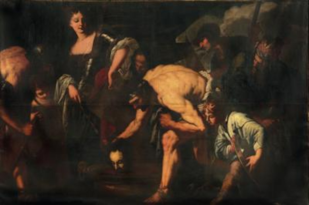 Tomiris with the head of King Cyrus by Antonio Zanchi