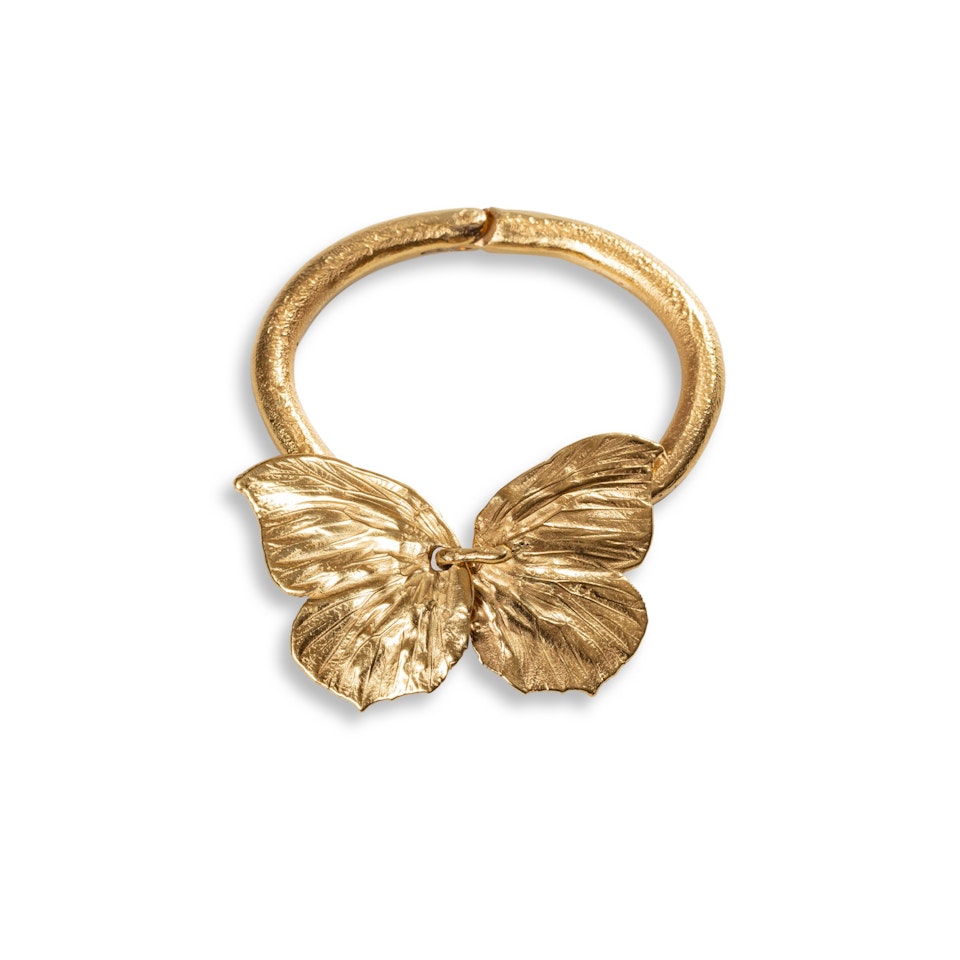 Papillon bracelet, large version  by Claude Lalanne