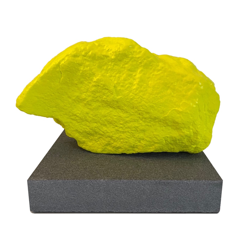 Small Yellow Mountain by Ugo Rondinone