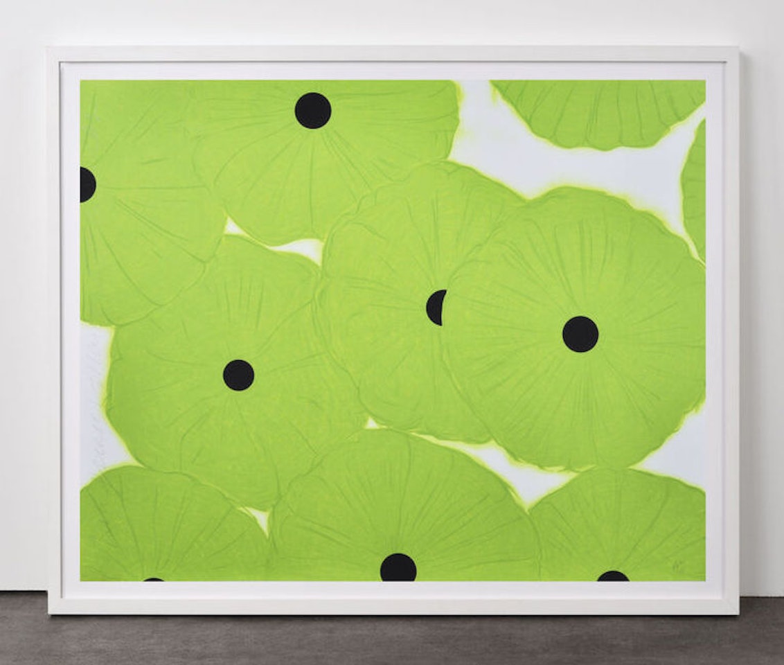 Ten Greens, March 20 by Donald Sultan