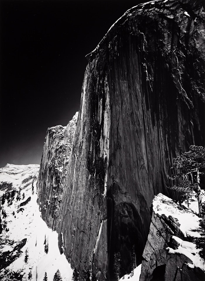 Monolith, the Face of Half Dome, Yosemite National Park by Ansel Adams