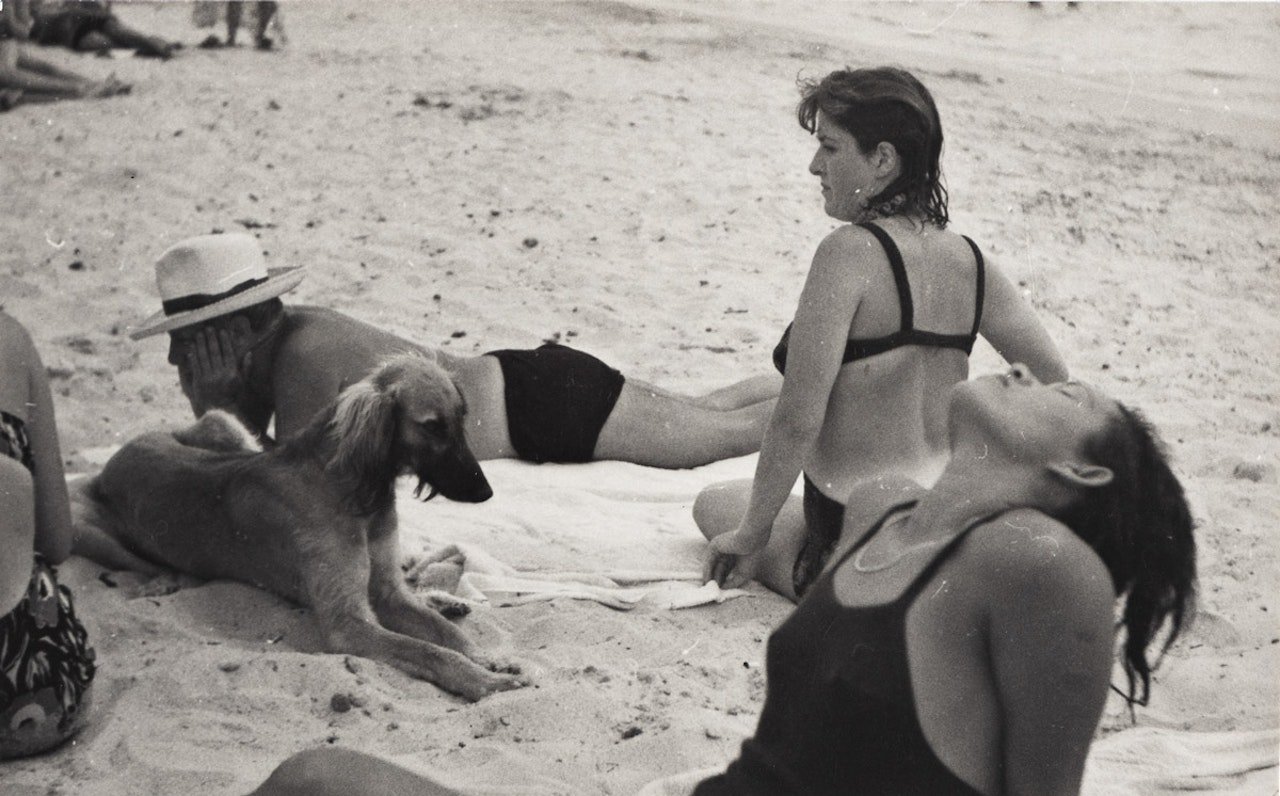 Dora Maar, Ady, Picasso, and Kasbec-dog by Man Ray