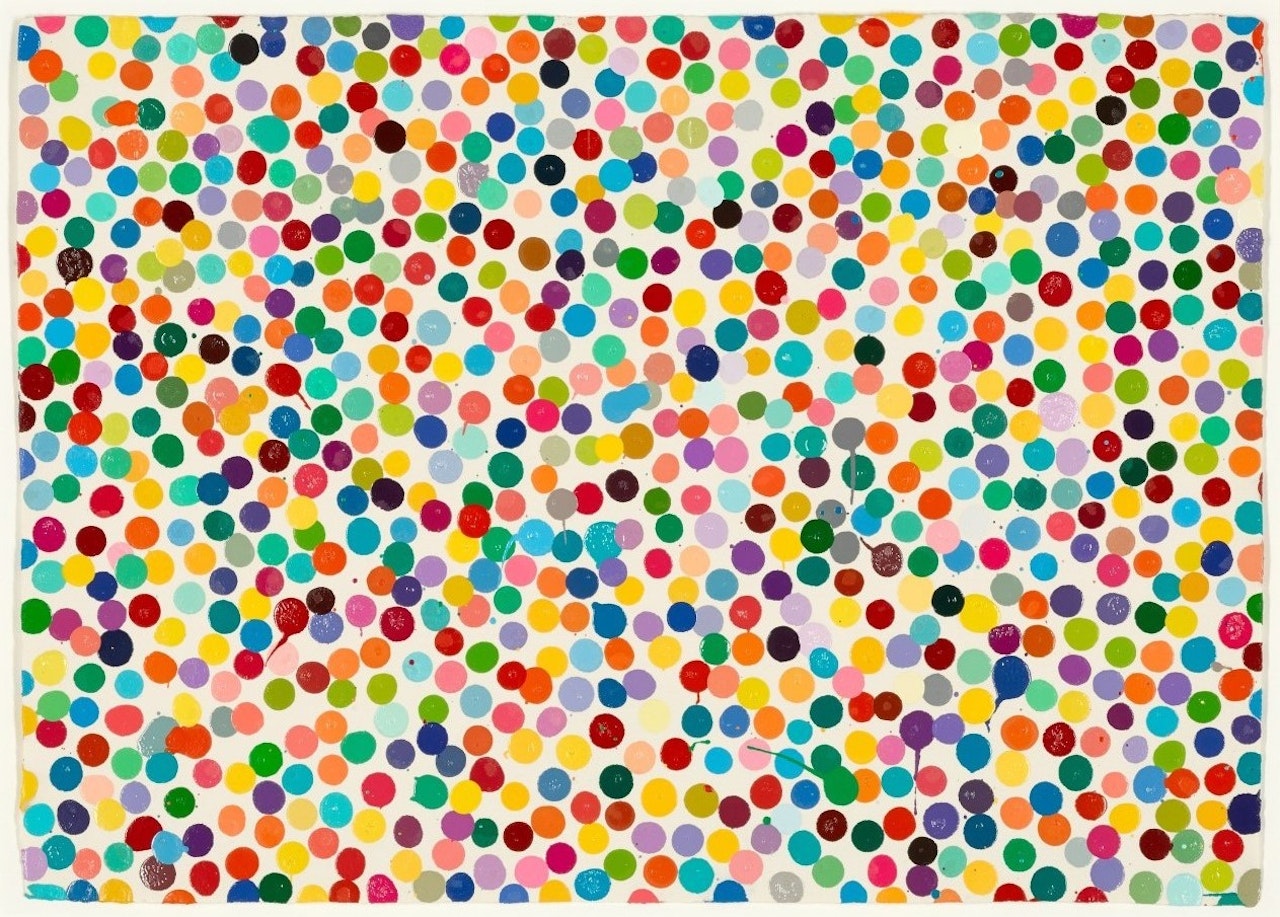 7710 Our Thirst For Beer, From The Currency by Damien Hirst