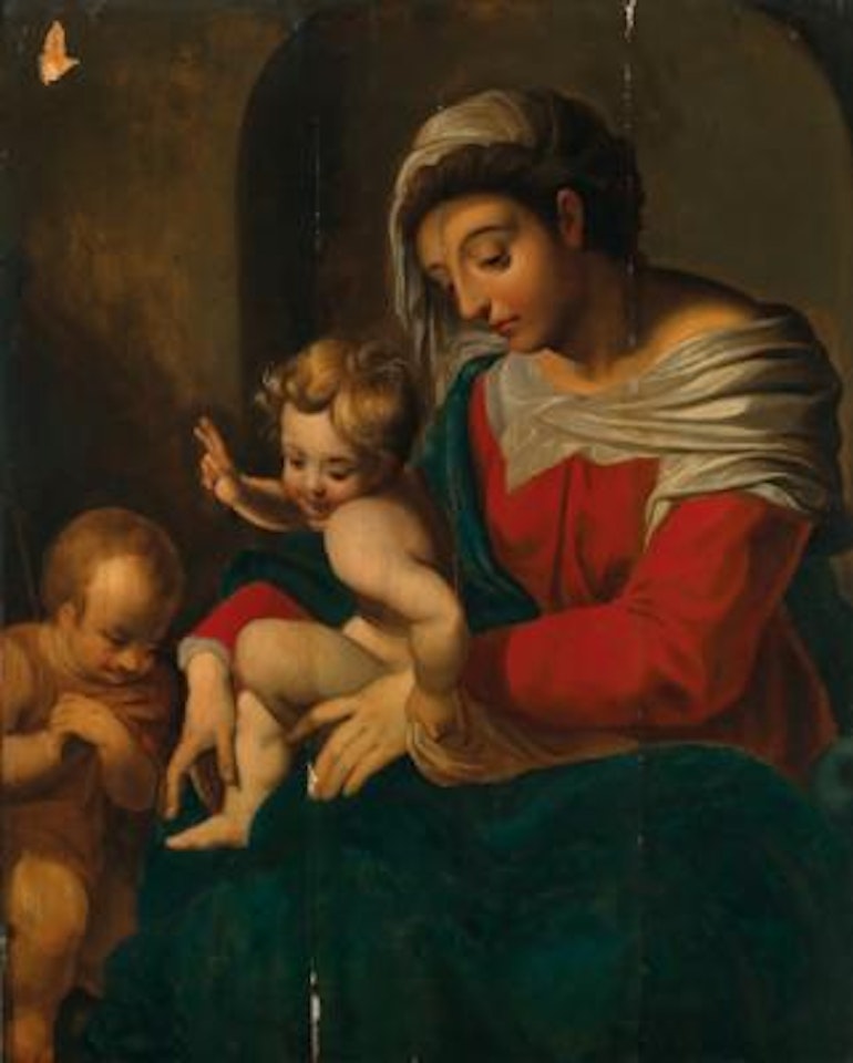 The Virgin and Child with the Infant Saint John the Baptist by Abraham Janssens