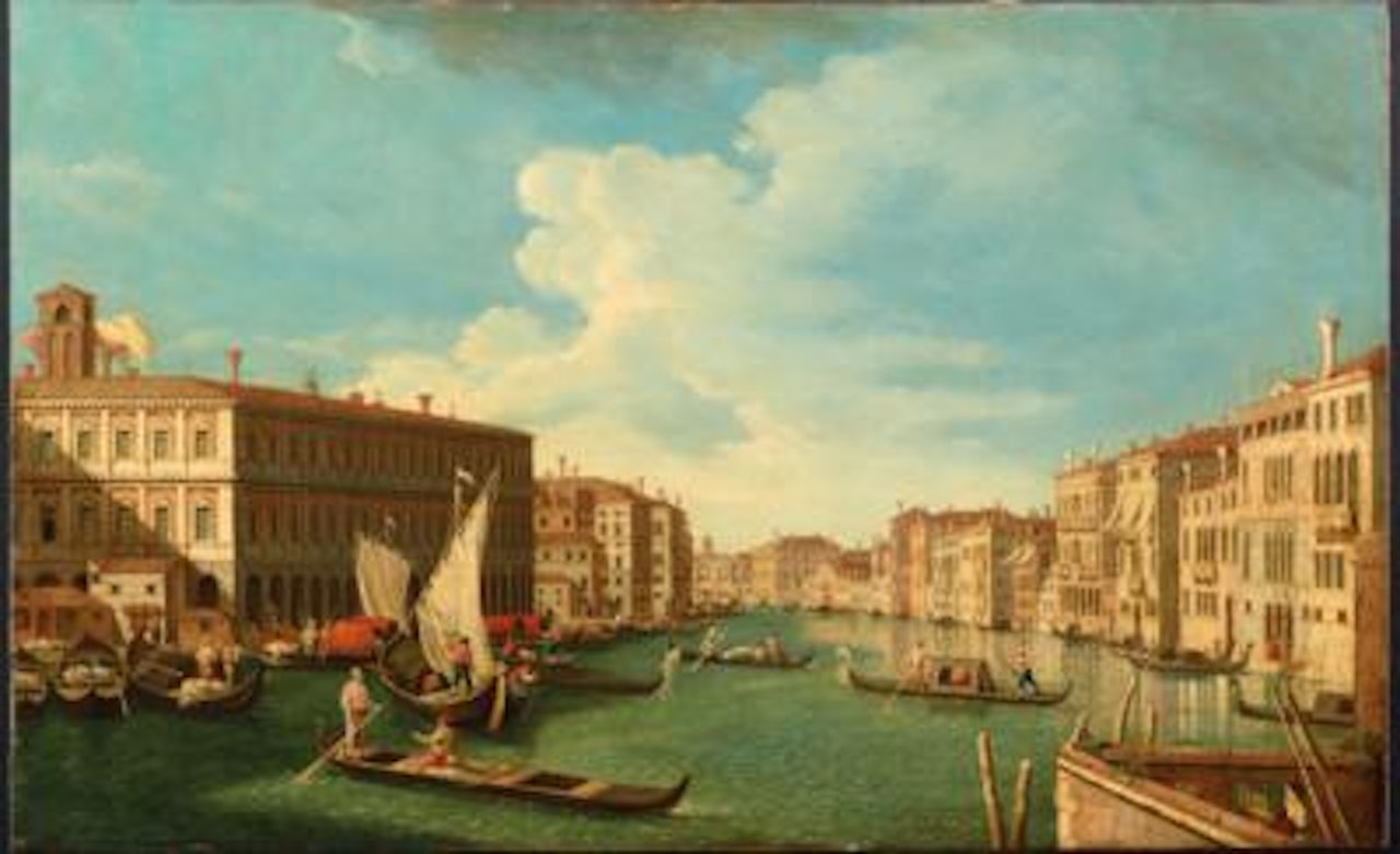 The Canal Grande, Venice by Venetian School