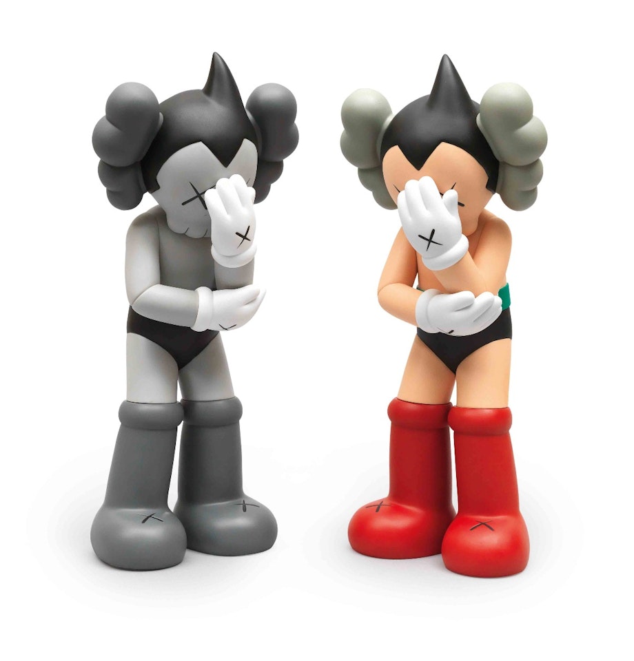 Astro Boy (Grey, Red) (a set of 2) by Kaws
