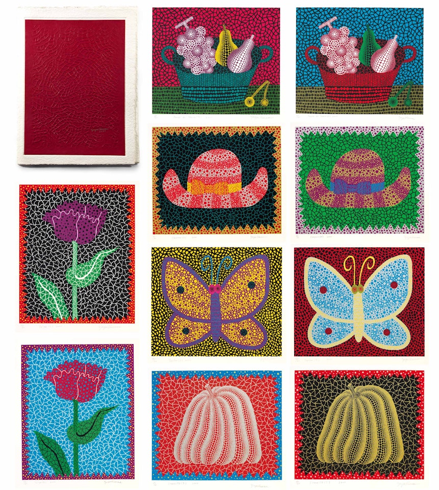 Portfolio Amour pour Toujours (a set of 10) by Yayoi Kusama