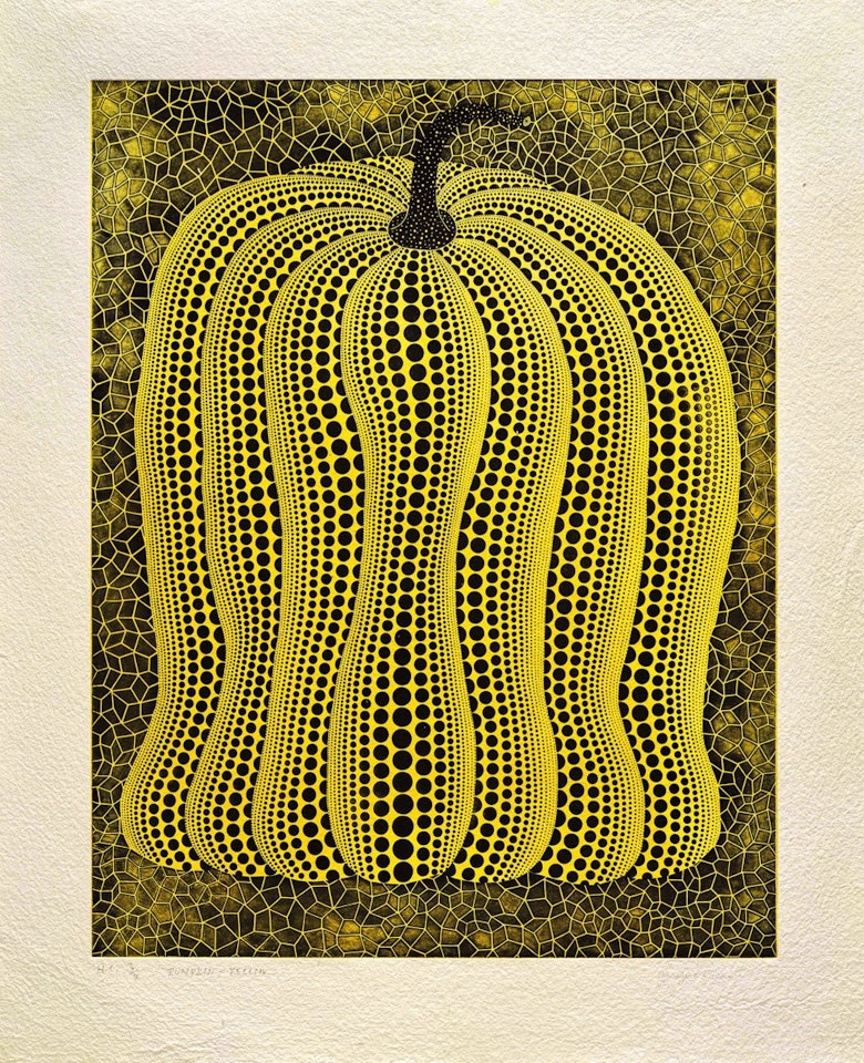 Pumpkin-Yellow by Yayoi Kusama