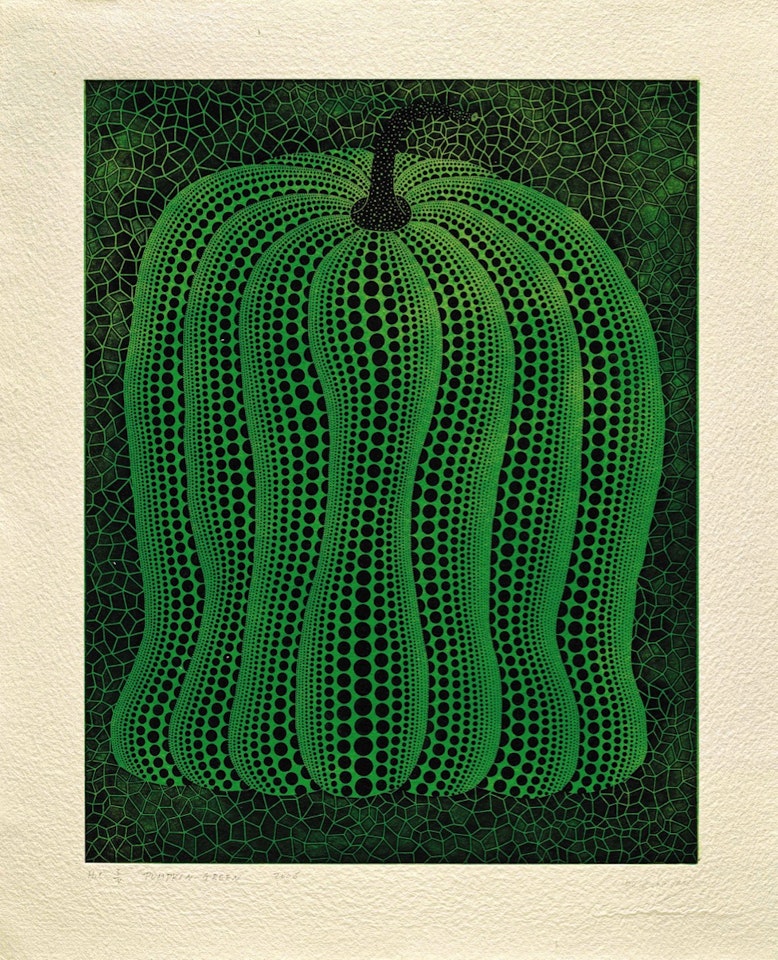 Pumpkin-Green by Yayoi Kusama