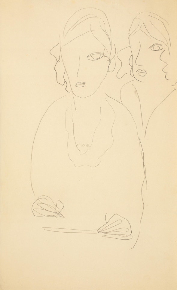 Two Ladies by Sanyu