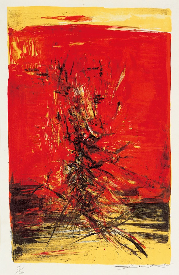 Lithograph by Zao Wou-Ki