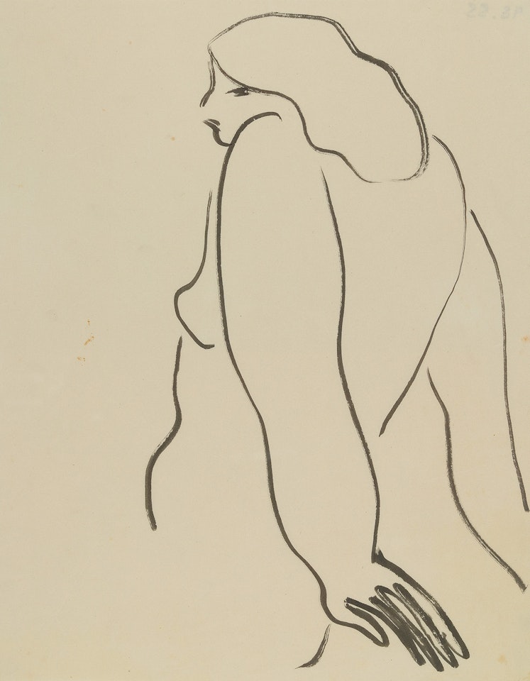 Relaxed Nude by Sanyu