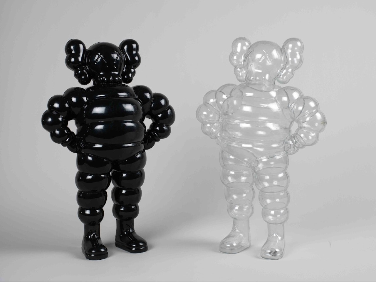 Chum (Black & Ttransparent) (a set of 2) by Kaws