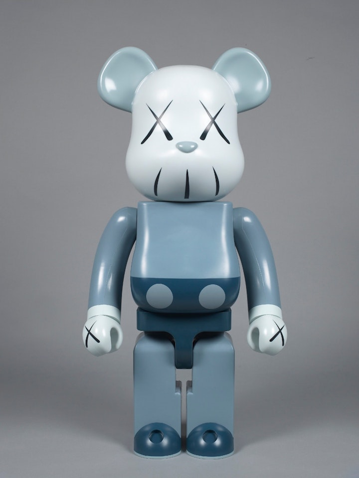 Bearbrick 1000% (Grey) by Kaws