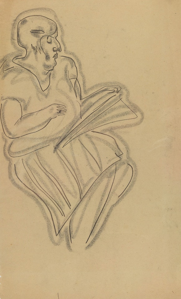 Drawing Lady by Sanyu