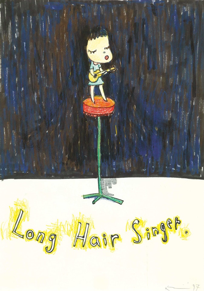 Long Hair Singer by Yoshitomo Nara