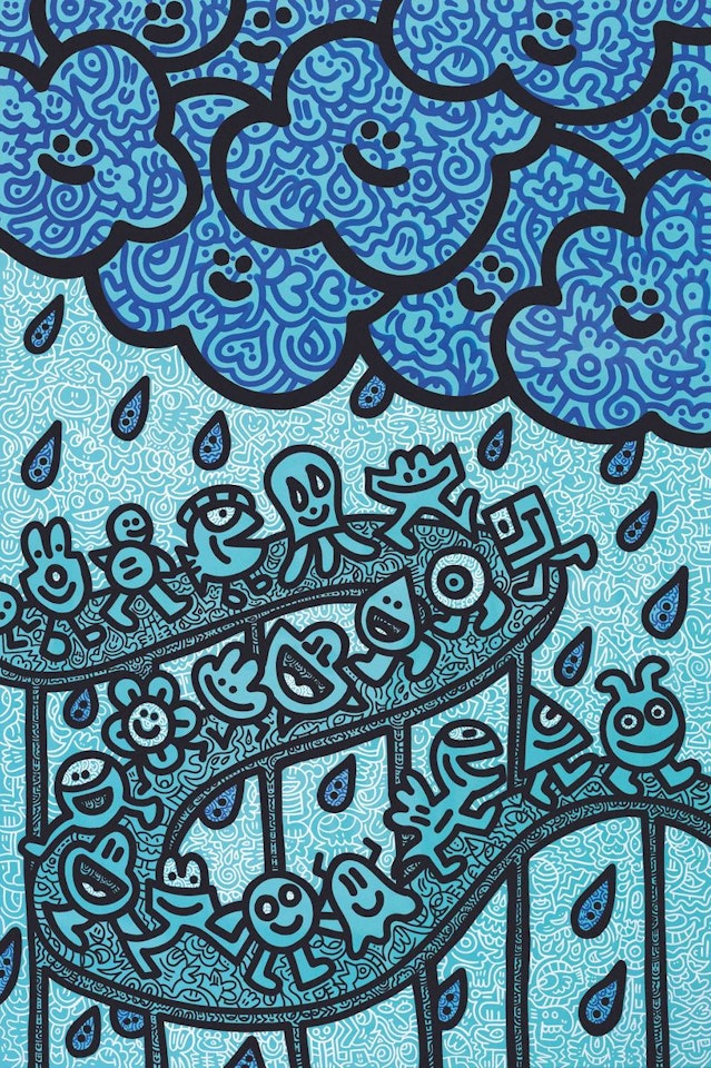 Sudden Shower Over DoodleWorld by MR DOODLE