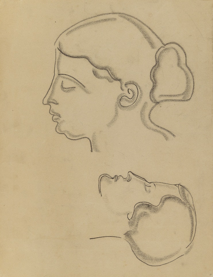 Portrait (Double-sided) by Sanyu