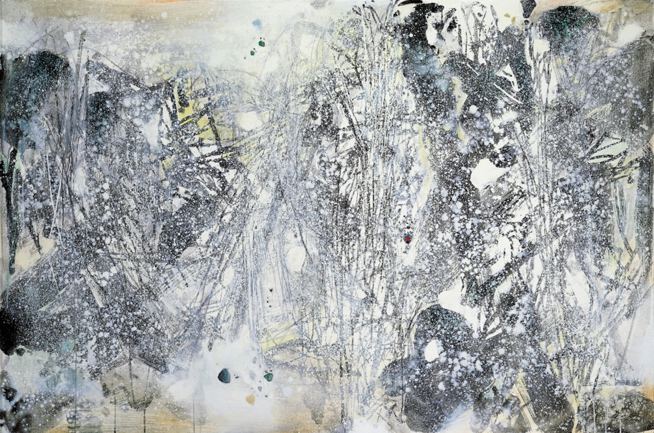 La forêt blanche I (The White Forest I) by Chu Teh-Chun