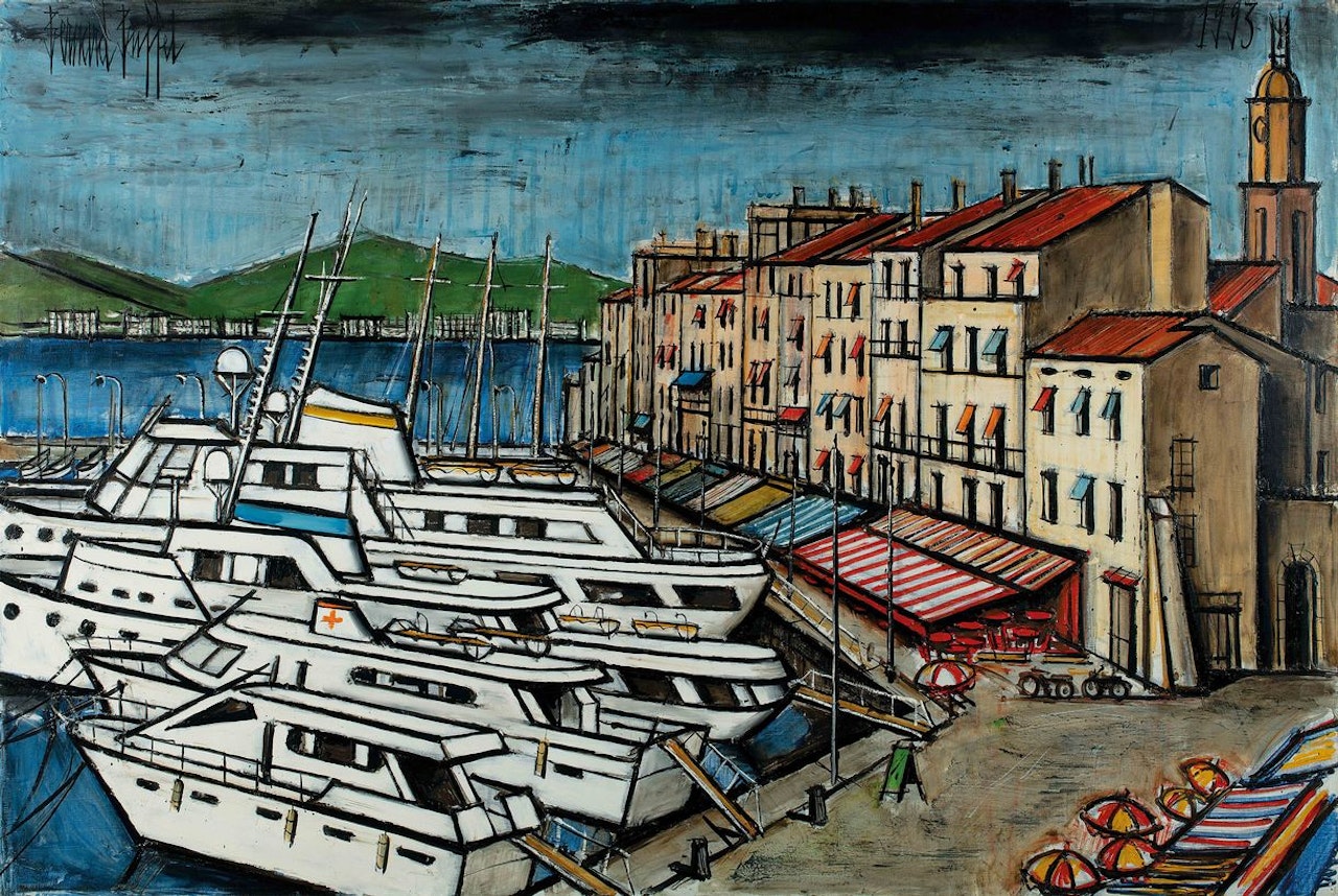 Saint Tropez, Le Port by Bernard Buffet