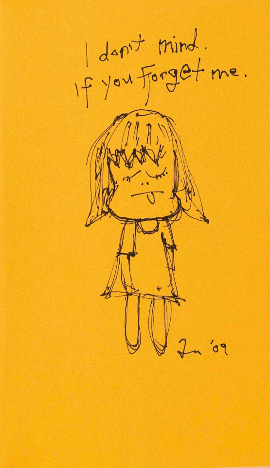 I Don't Mind If You Forget Me by Yoshitomo Nara
